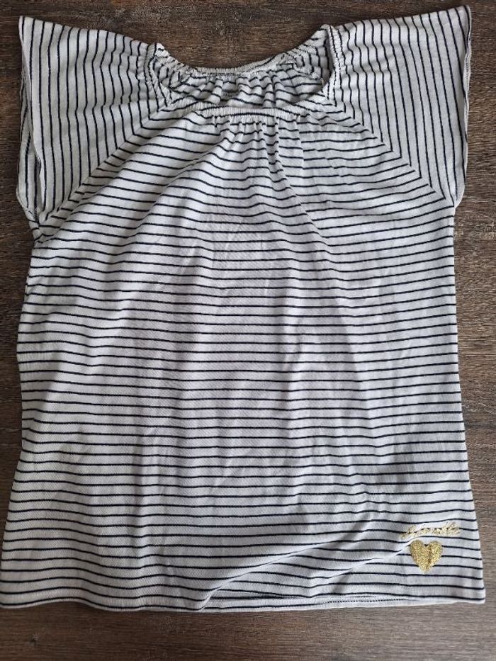 Tee-shirt Marinière fille 12 ans vertbaudet