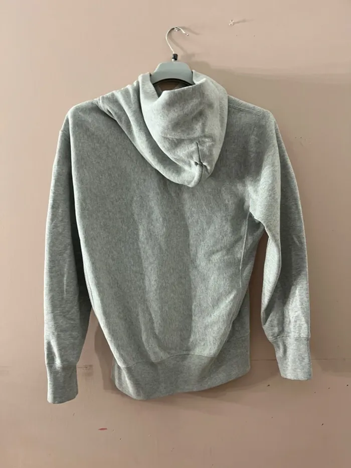 Sweat à capuche, champion gris - photo numéro 2