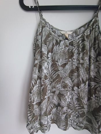 Débardeur H&M imprimé feuillage Taille S Neuf avec étiquette