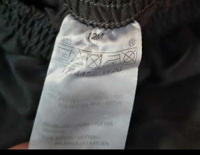 Pantalon gris foncé 12mois - photo numéro 2