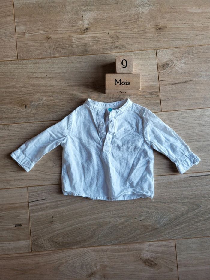 Chemise coton été bébé garçon - photo numéro 2