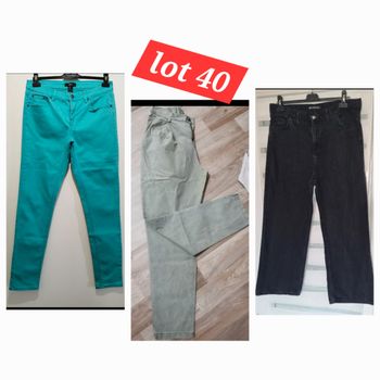 Lot pantalons taille 40