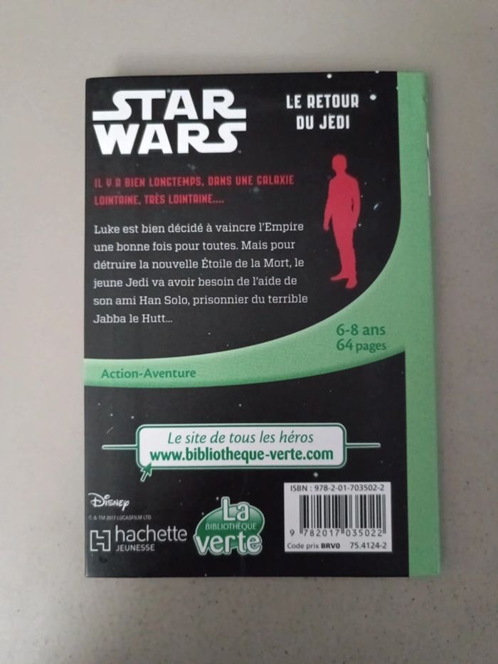 La bibliothèque verte Star Wars Le Retour du Jedi. Numéro 6 - photo numéro 2