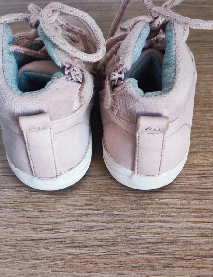 Basket rose pastel argent lacets / Obaïbi - 21 - photo numéro 6