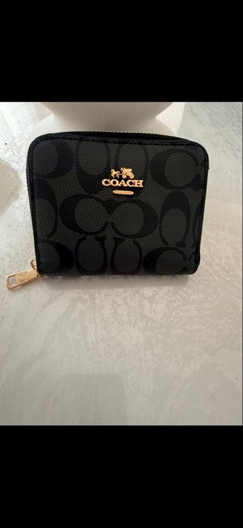 Portefeuille Coach noir
