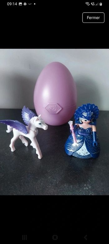 Oeuf de pâques playmobil 