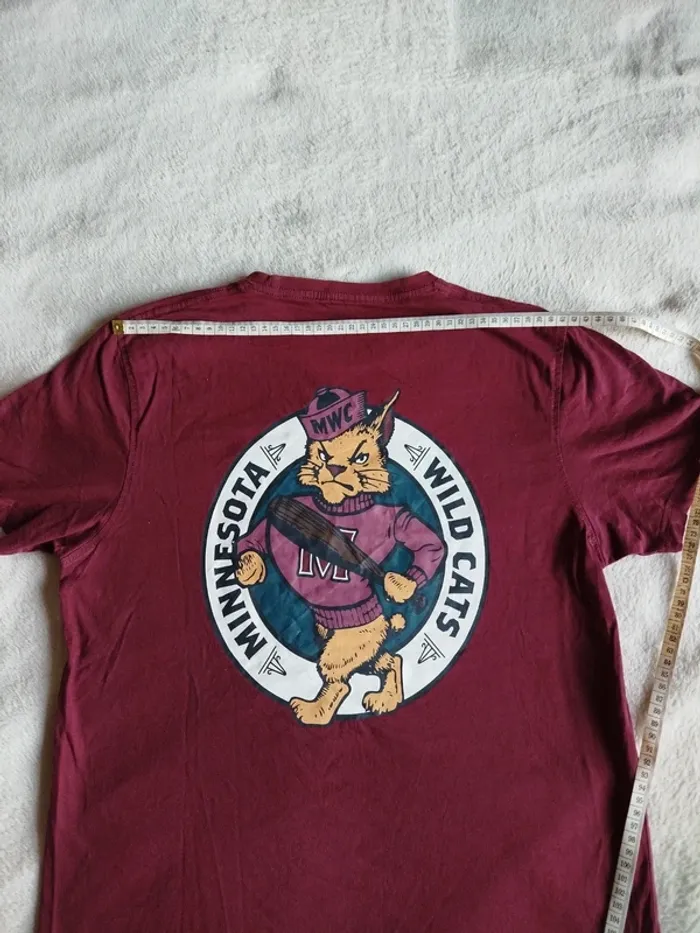 T-shirt homme Tex grenat taille M - photo numéro 8