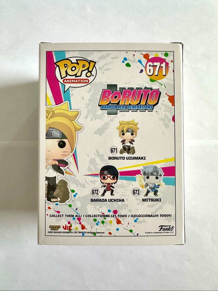 Figurine Funko Pop Boruto Uzumaki numéro 671 Boruto - photo numéro 3