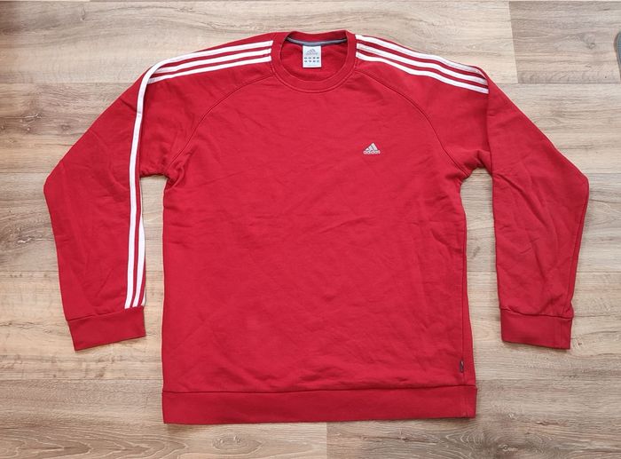 Vêtement Homme Pull rouge Adidas SV Oberkollwangen taille XL #Retrostreet - photo numéro 2