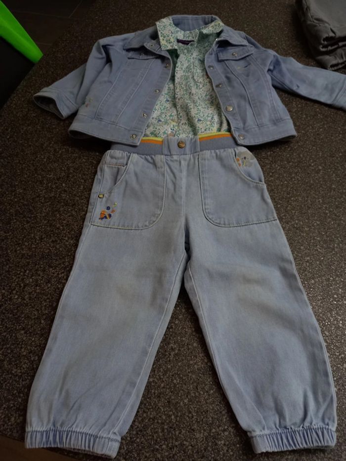 Ensemble jeans 3 pièces