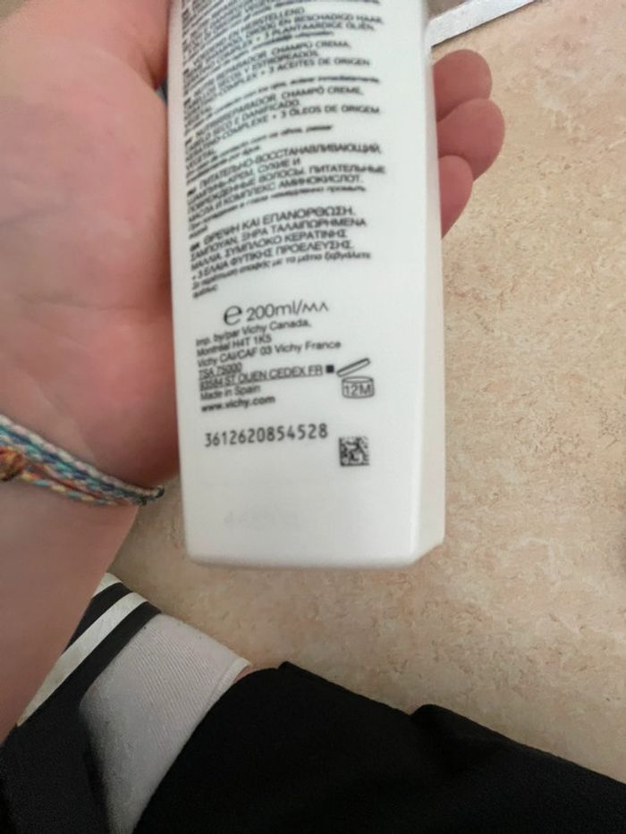 Vichy Dercos Shampoing Réparateur – 200ml Neuf - photo numéro 8
