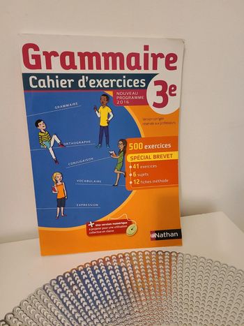 Cahier d'exercices Grammaire 3eme
