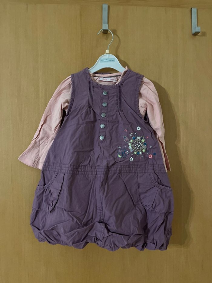 Ensemble g baby robe et tee shirt taille 2 ans