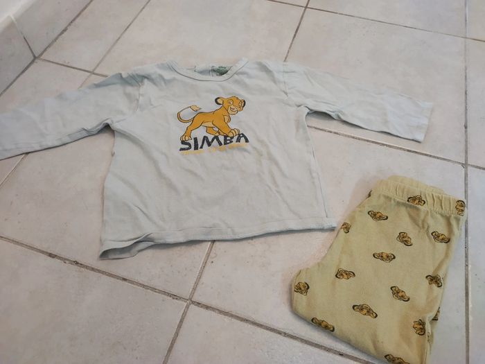 Pyjama simba roi lion