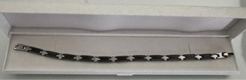Bracelet homme acier neuf