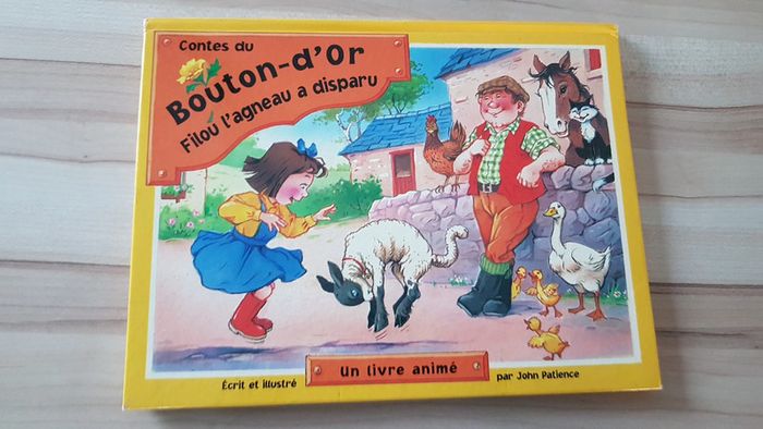 Livre animé Contes du Bouton d'or Filou l'agneau a disparu