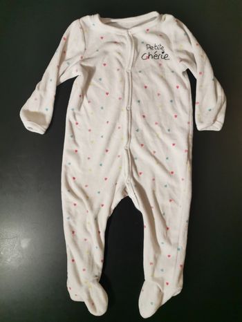 Lot pijamas_ fille_ 12 mois