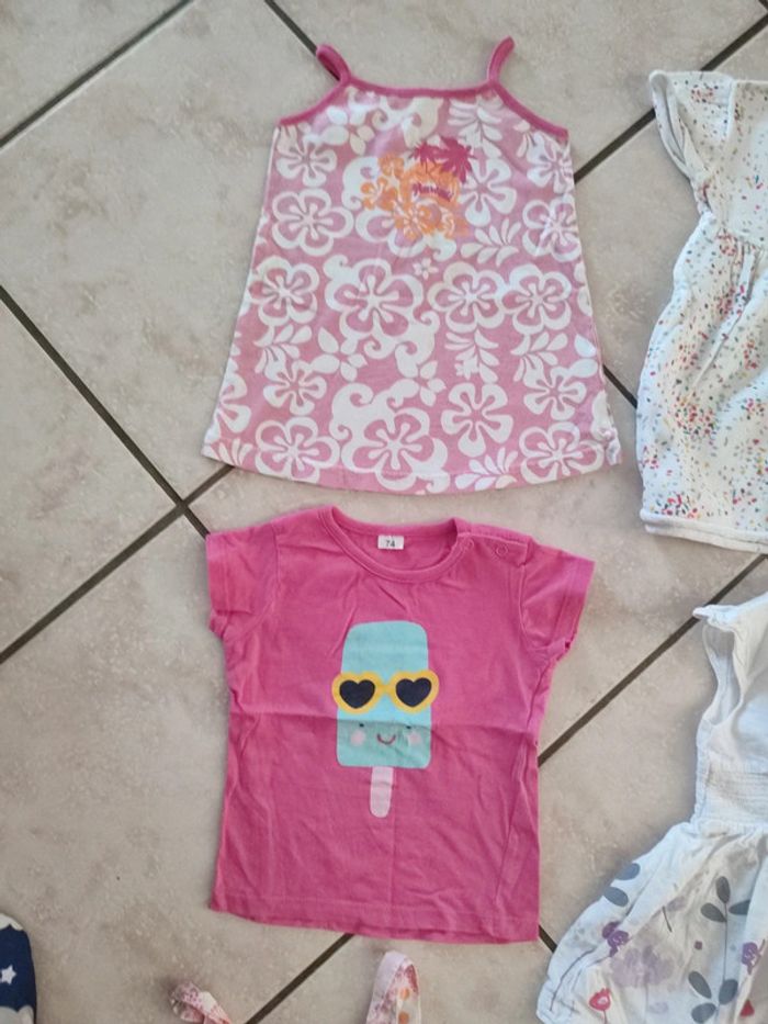 Lot été 12 mois 74 cm - photo numéro 2