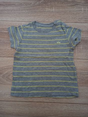 T-shirt manches courtes gris 2 ans