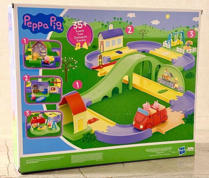 Peppa Pig Le circuit en ville de Peppa avec route modulable - photo numéro 2