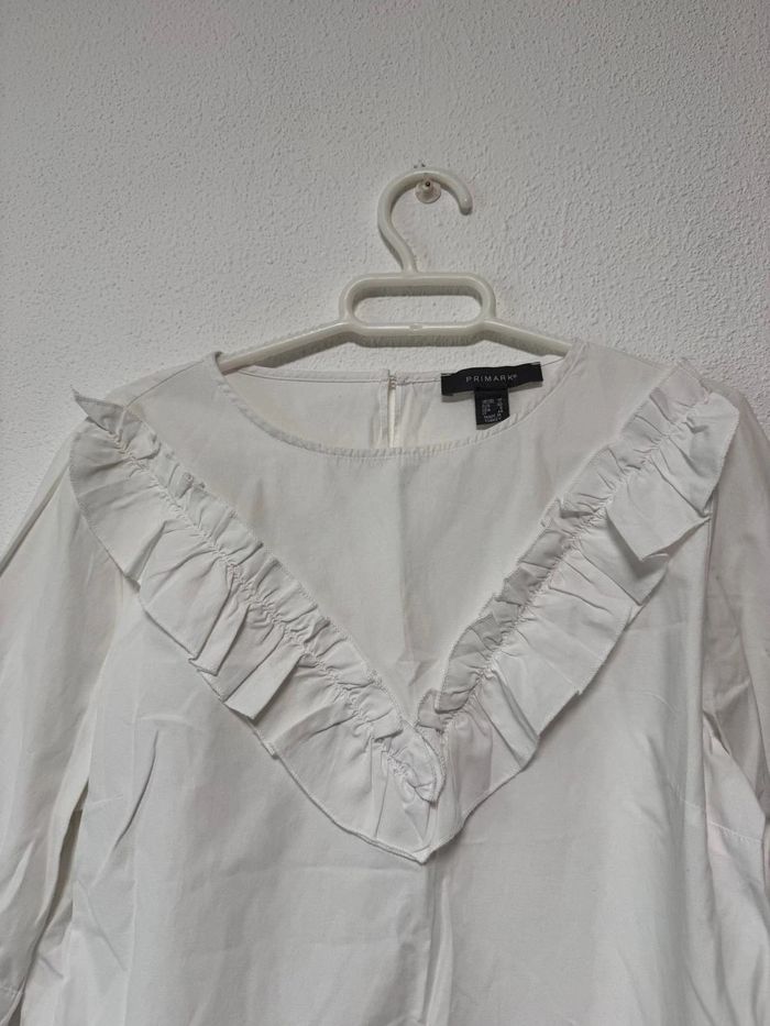 Blusa blanca volantes - photo numéro 2