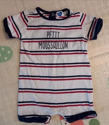 Barboteuse Mots d'enfants,  12 mois