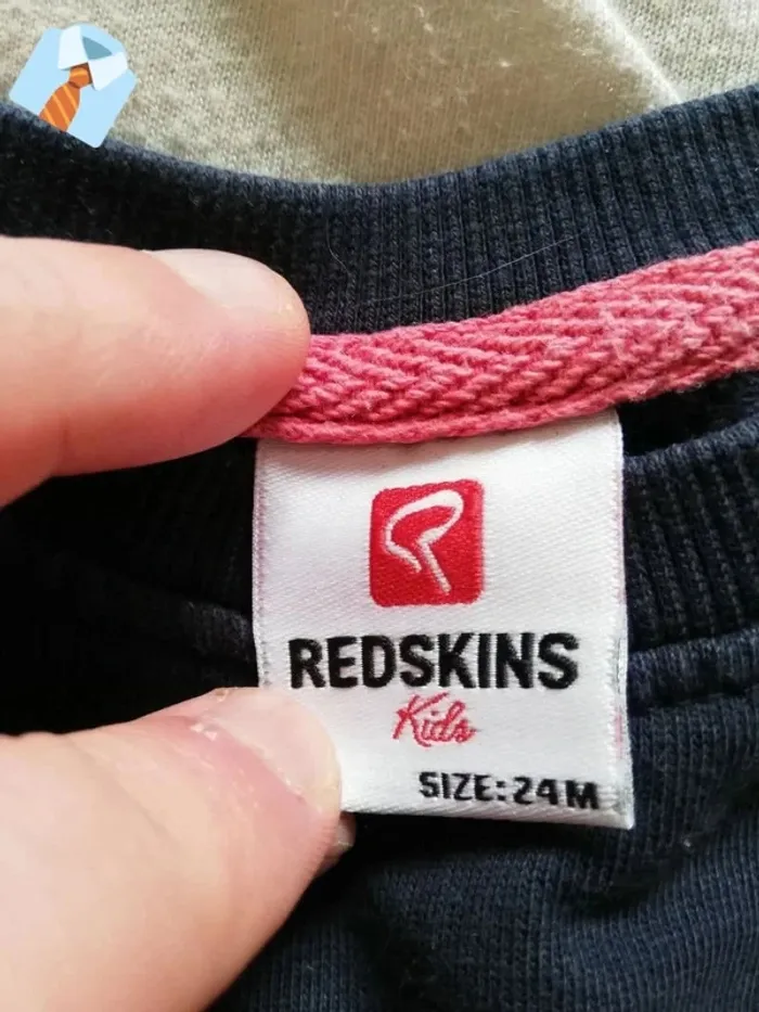 Sweat Bleu Marine/Noir "Redskins Urban Sport" - Taille 24 Mois - photo numéro 3