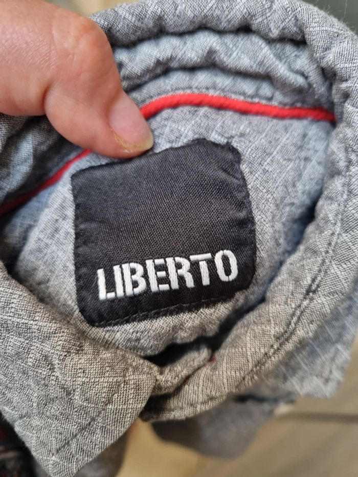 Chemise grise unie épaisse - photo numéro 2