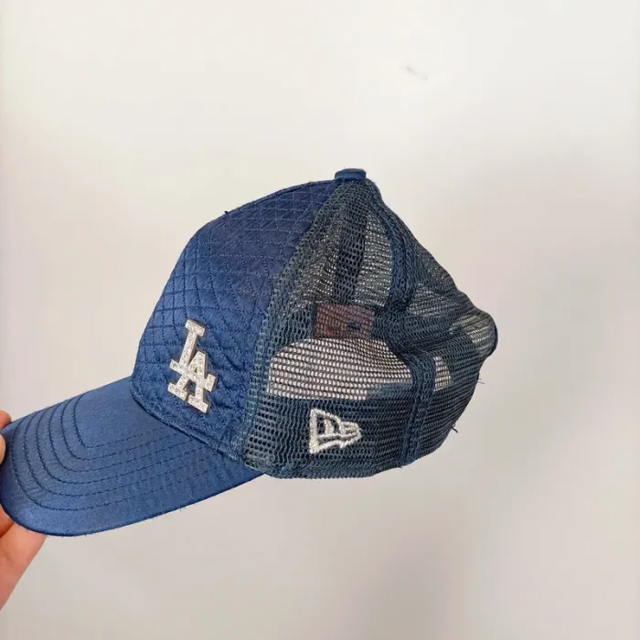 Casquette filet bleue LA Dodgers New Era, réglable, style streetwear T002 - photo numéro 9