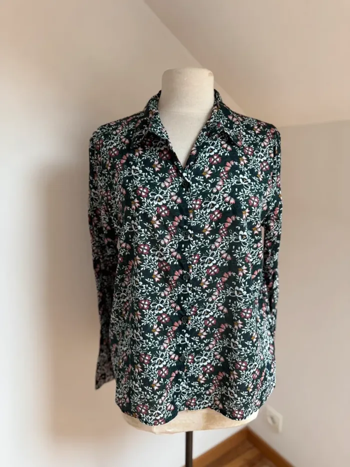 Superbe chemise en coton bio neuve Monoprix 🌸 46