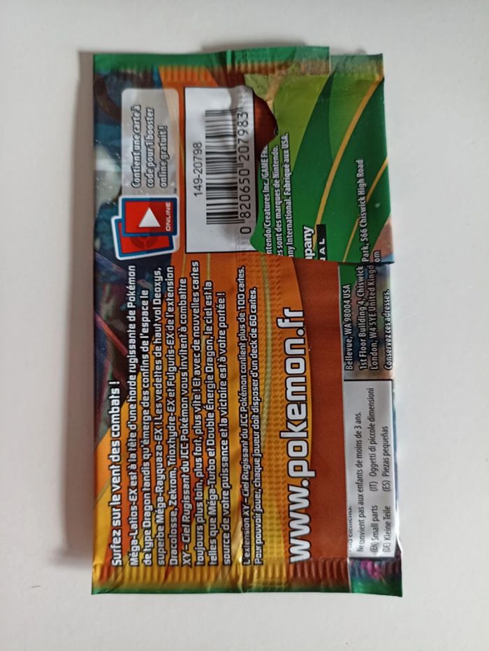 Booster xy ciel rugissant vide - photo numéro 2