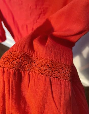 Blouse rouge bohème promod taille 42