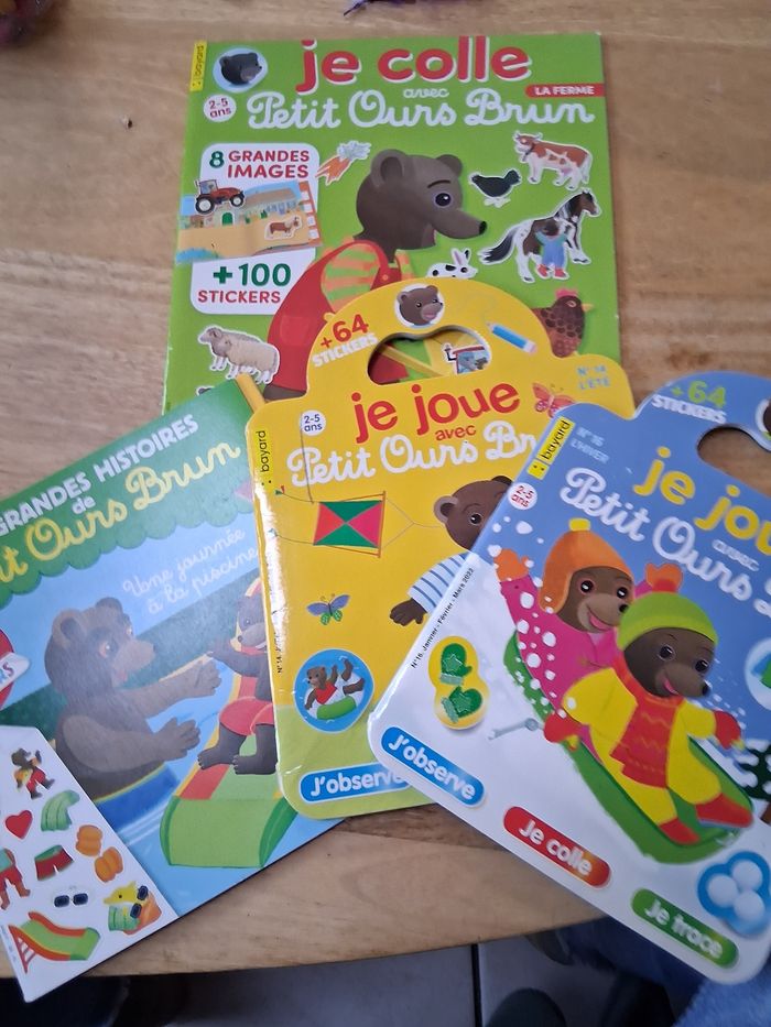 Livres activités Petit ours