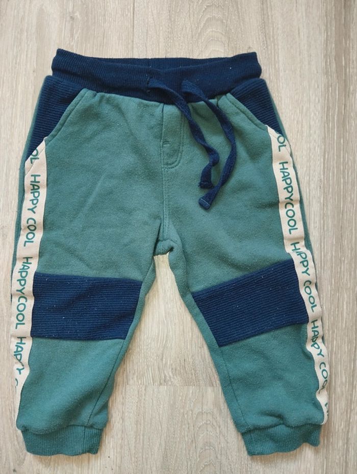 Ensemble jogging mignon 12 mois garçon In Extenso vert - photo numéro 7