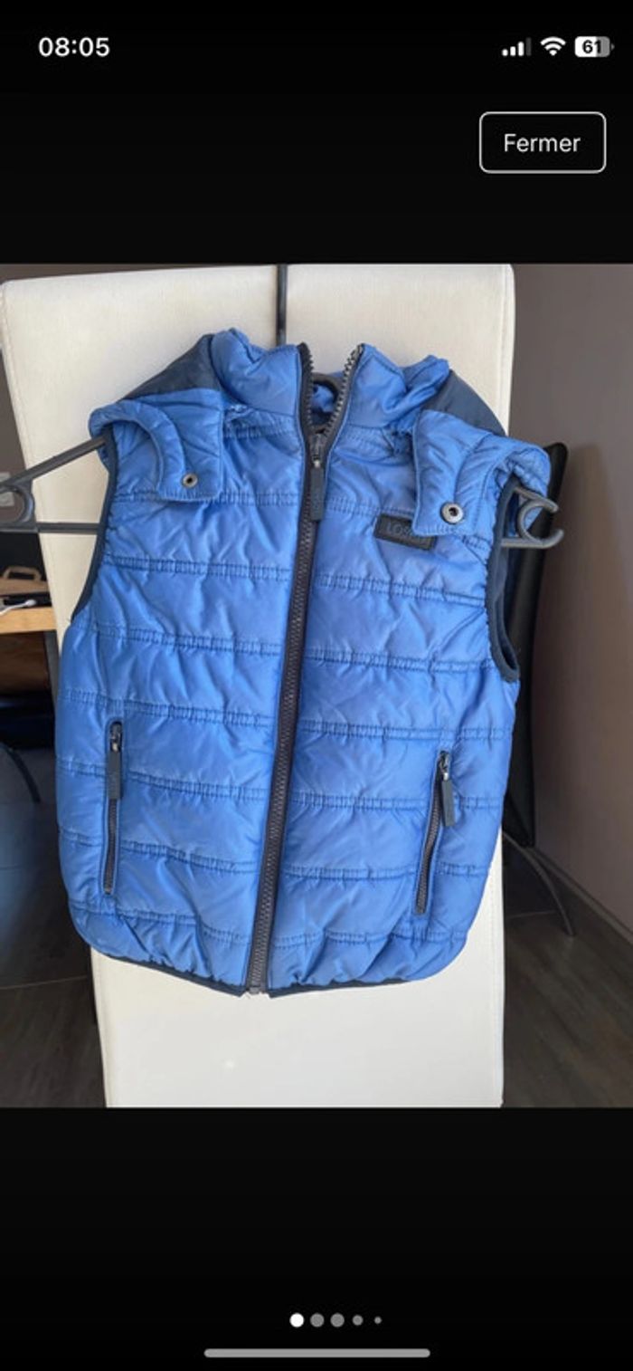 Doudoune sans manches garçon – Losan – 5 ans / 110 cm – Très bon état