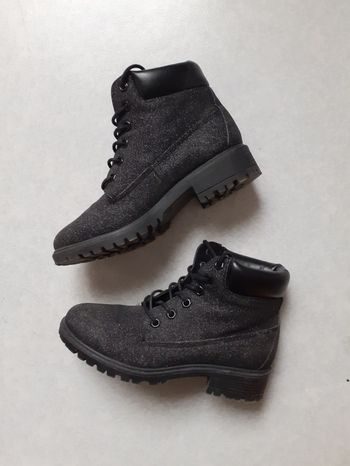 Bottines Noires brillantes Creeks