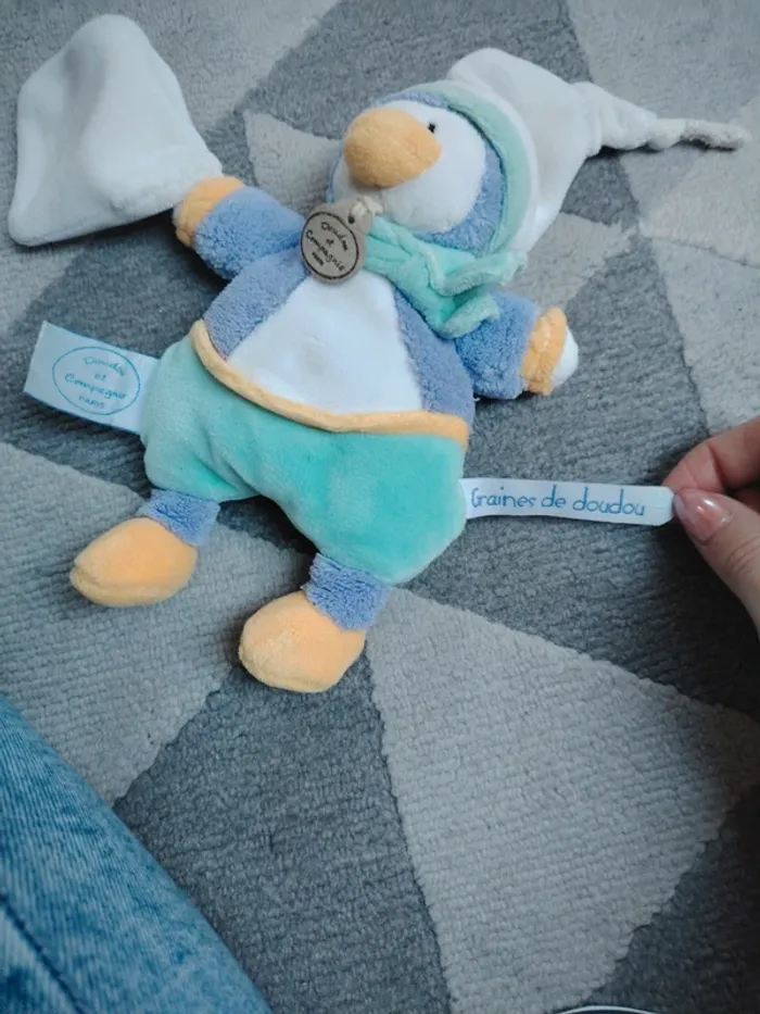 Doudou pingouin - photo numéro 3