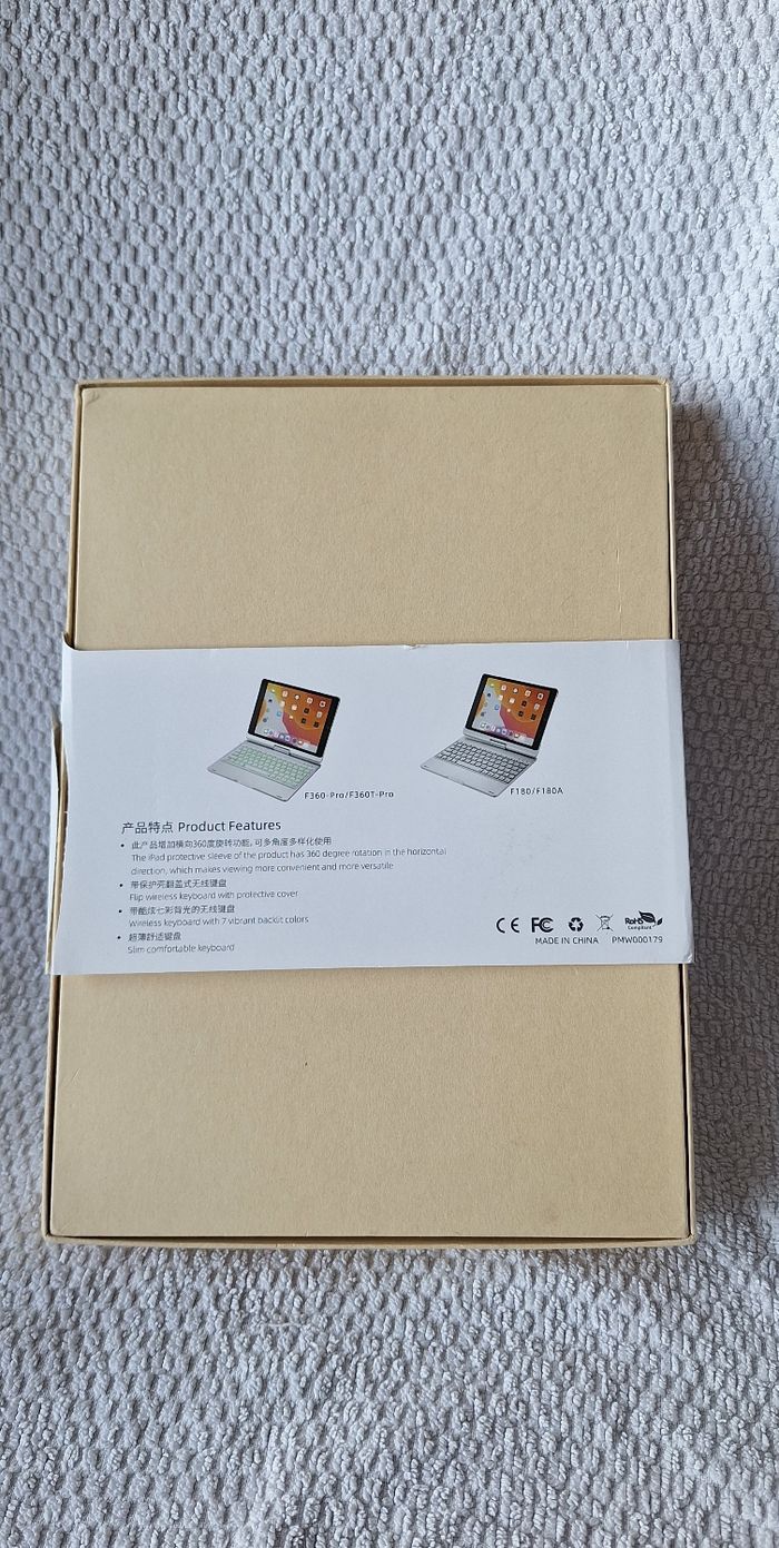 Coque clavier ipad 9.7"/ 10.2"/ 10.5"/ 11" F180. F360. - photo numéro 4