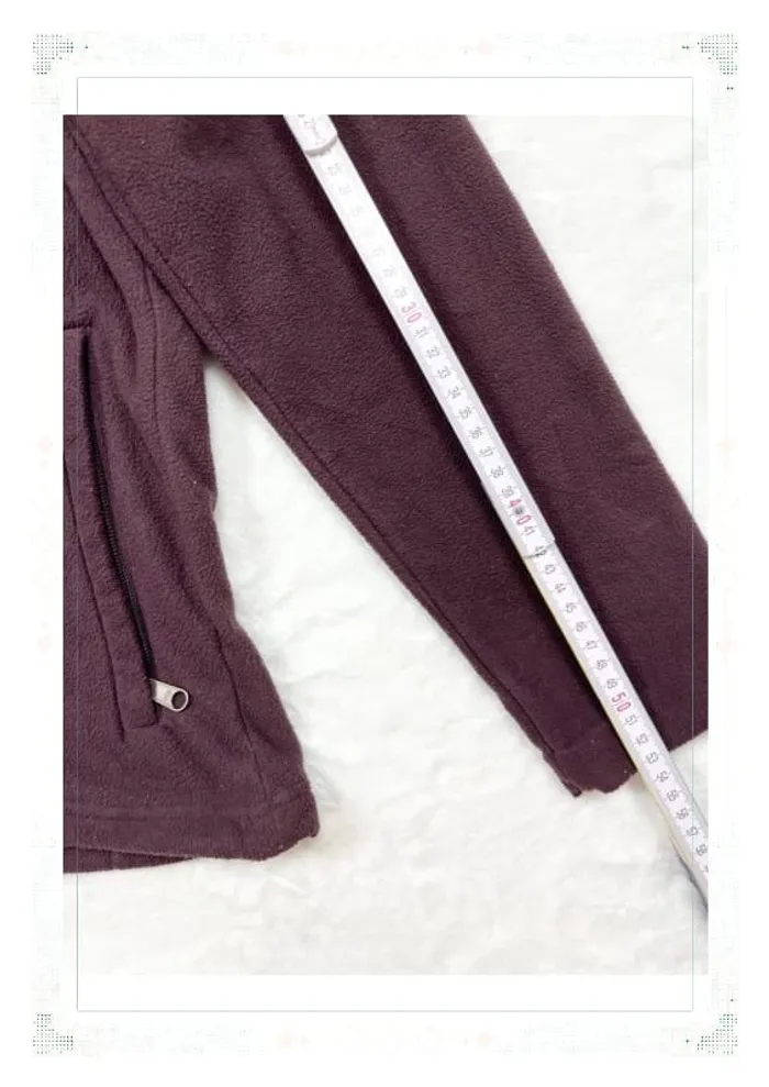 The North Face polaire bordeaux femme taille L full zip polyester - photo numéro 12