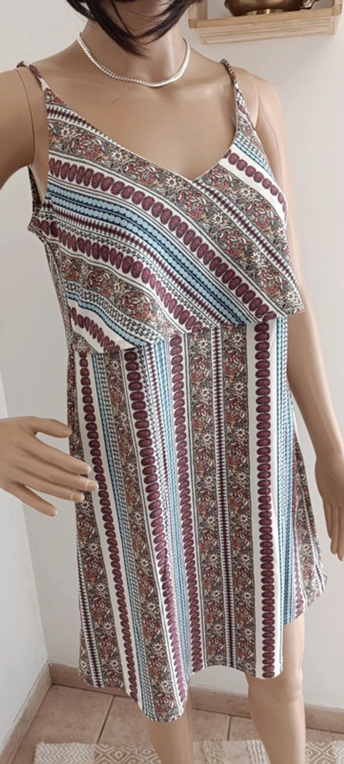 Robe été mini mango taille xs - photo numéro 2