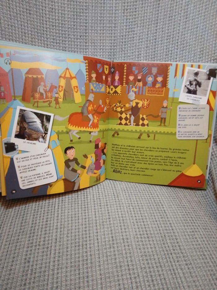 Livre + CD "En direct du Château Fort" - Les Petits reportages de Matthéo / Ed. Atlas - photo numéro 10