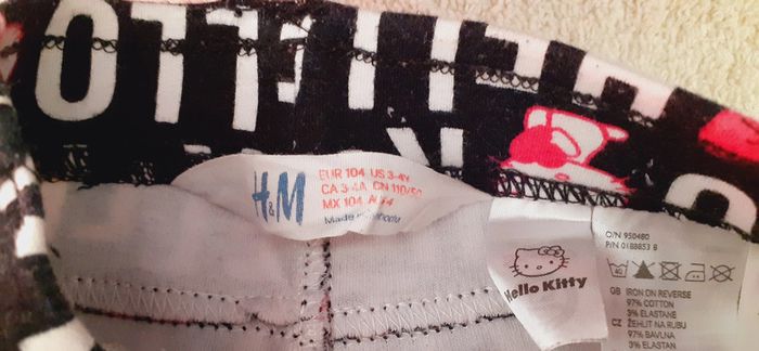 Legging fille 3-4 ans Hello Kitty / H&M - photo numéro 4