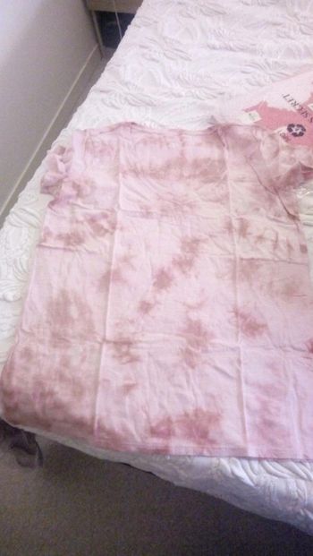 Tee-shirt tie and dye rose Pink Victoria's Secret