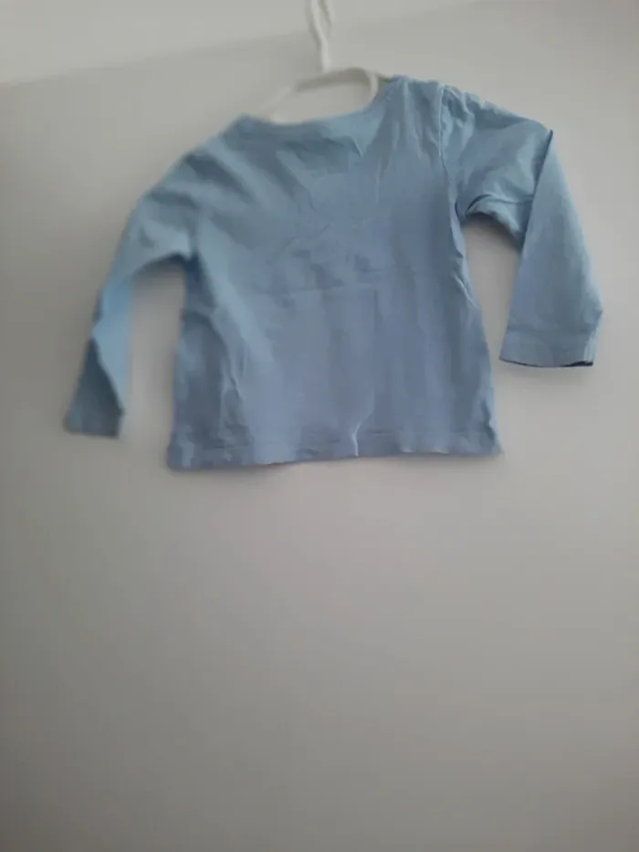 T-shirt bleu à fleurs primark 3 ans - photo numéro 3