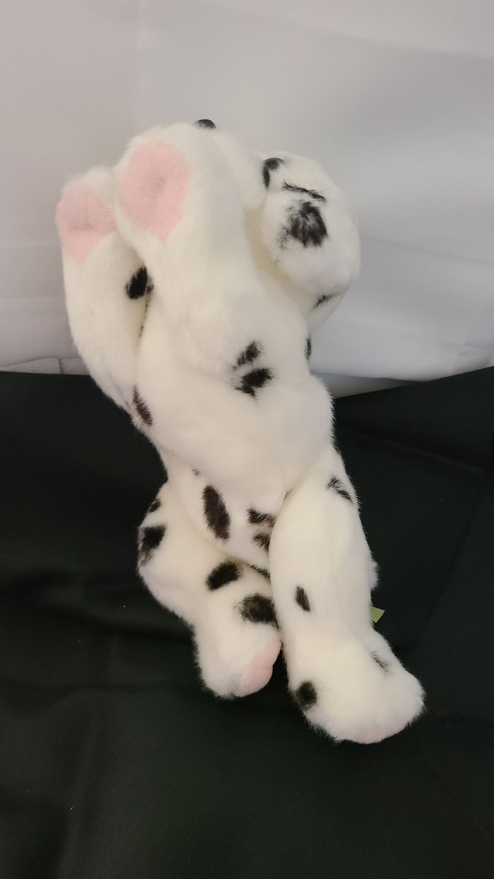 Dalmatien en peluche couché nature babies - photo numéro 6