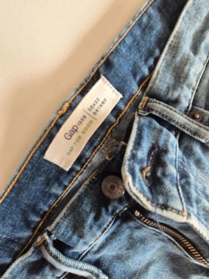 Jeans GAP Skinny 30 x 32 bleu délavé 
#mygigihomme - photo numéro 8
