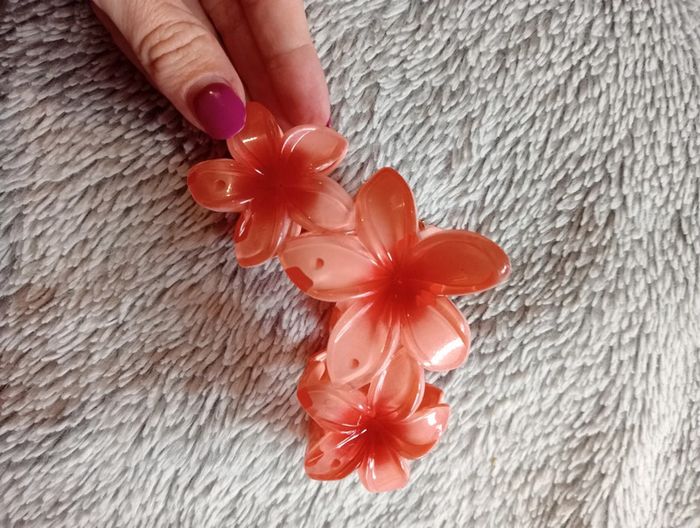 Pince à cheveux fleurs