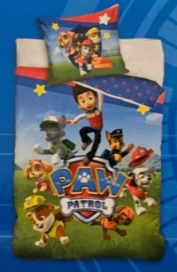 Parure de lit simple (housse de couette + taie d'oreiller) - Paw Patrol - Nickelodeon