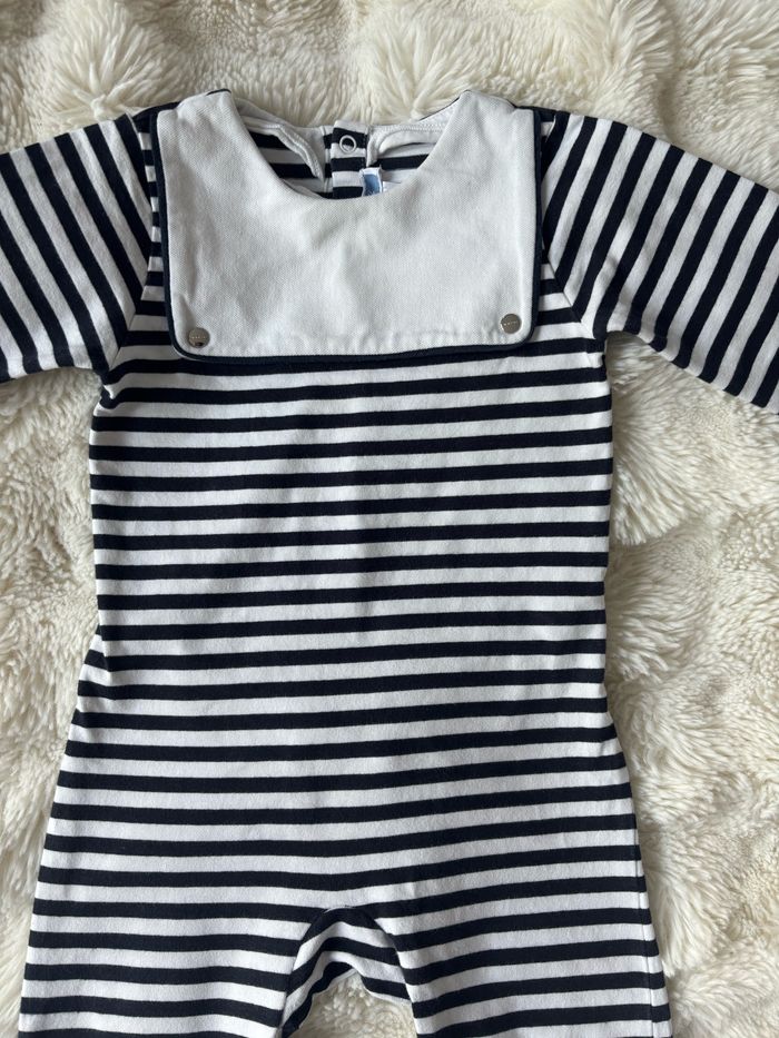 Pyjama bébé garçon en jersey rayé - photo numéro 2