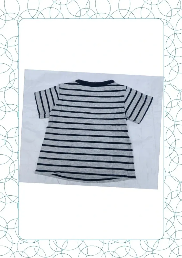 Tee shirt manches courtes 18 mois Tex baby - photo numéro 4